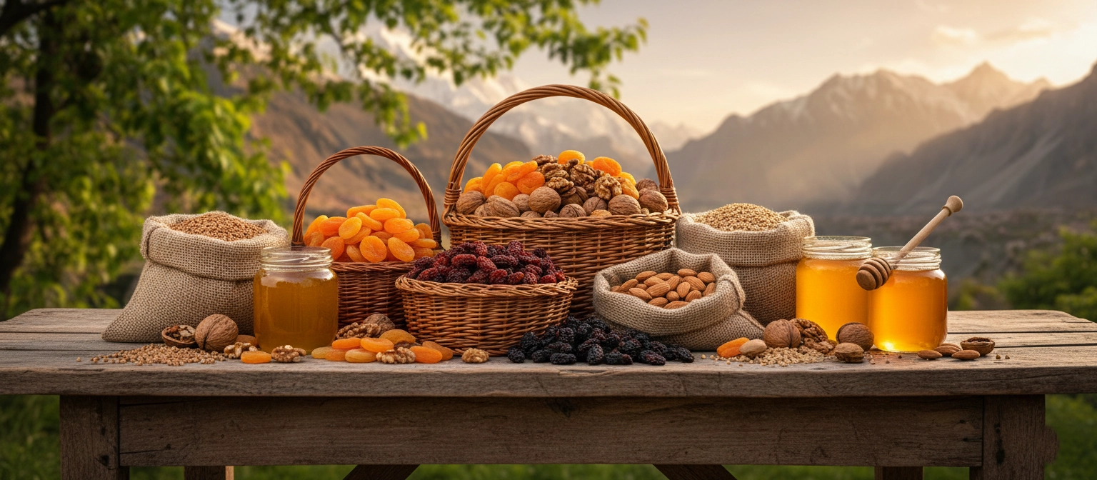 Hunza taste organic products